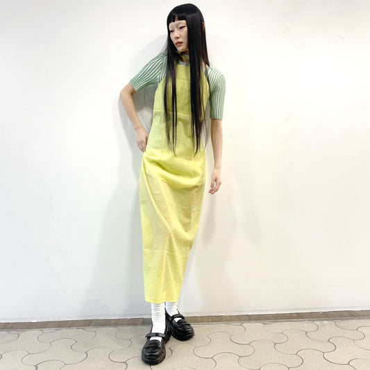 Ribbon chorker dress / Lime / リボンチョーカーワンピース