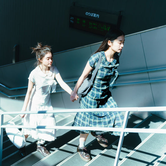 SHIRRING MIDI SKIRT / CHECK / シャーリングミディスカート