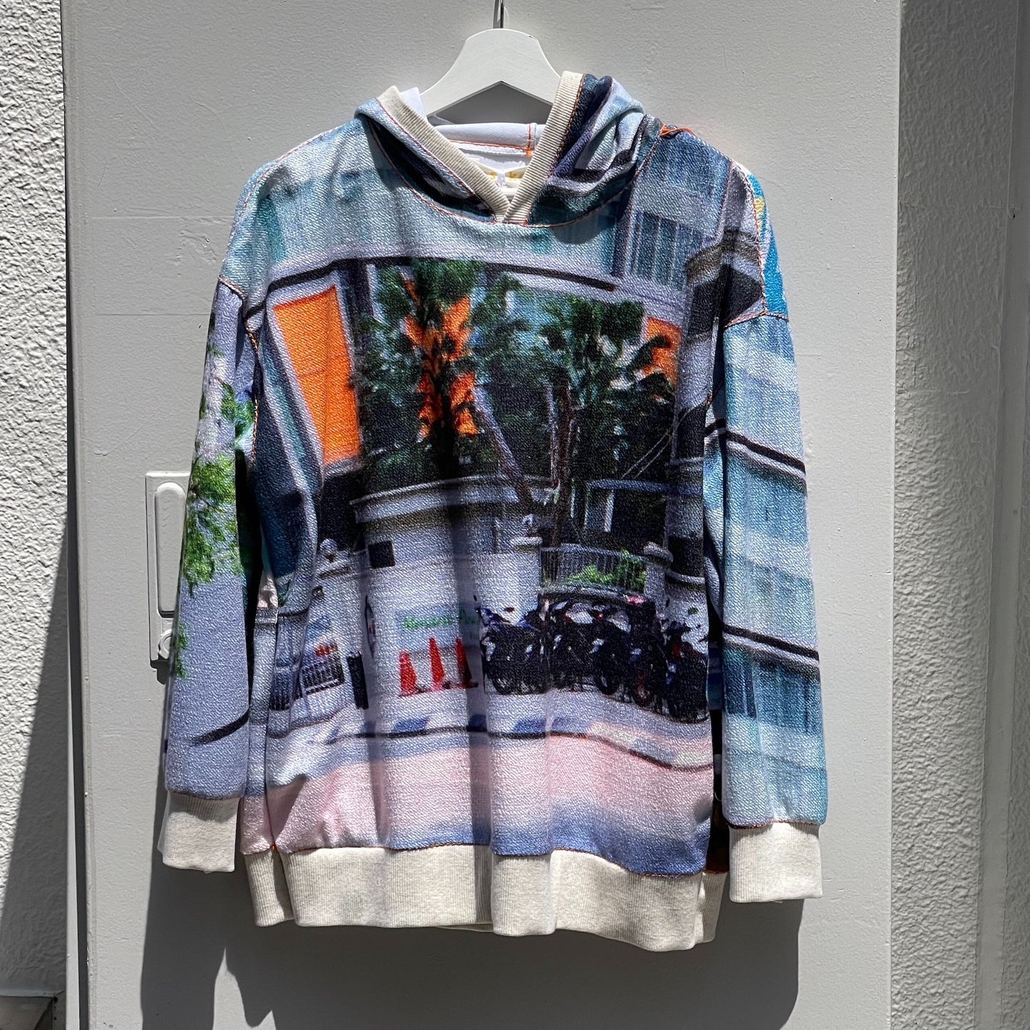 sweat hoodie / building / スウェットフーディー