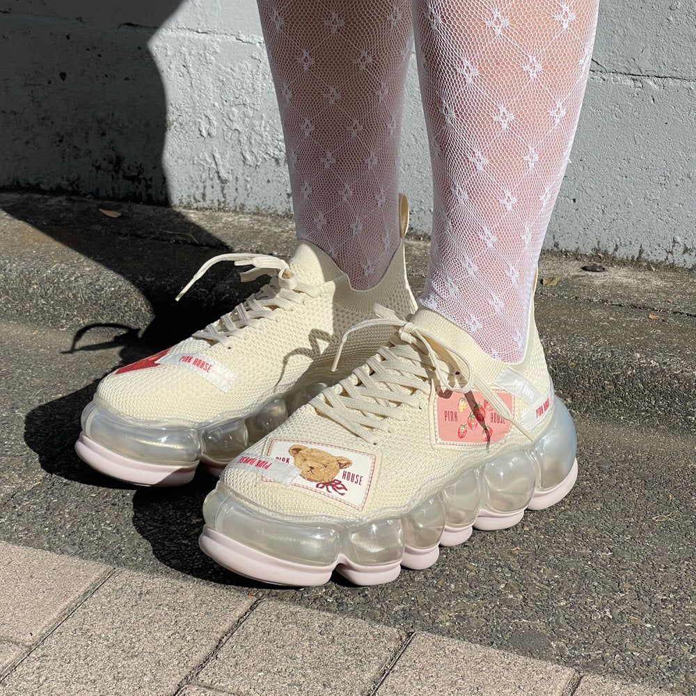 【MIKIOSAKABE×PINK HOUSE】NEW JEWELRY SHOES / BEIGE