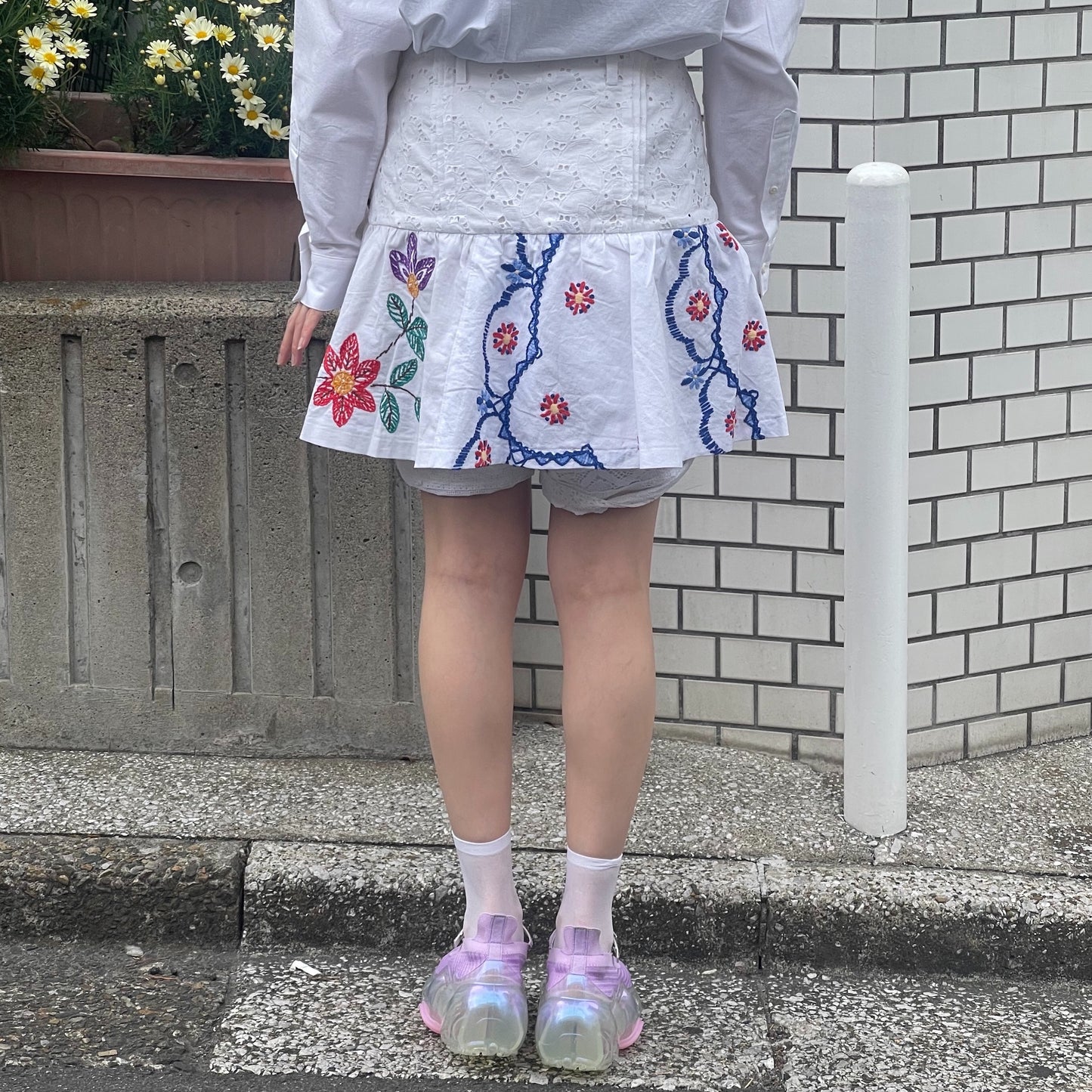 【SHEEP別注】TABLE CLOTH GATHERED SKIRT / テーブルクロスギャザースカート