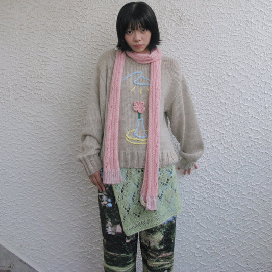 table & light knit / beige / ニット