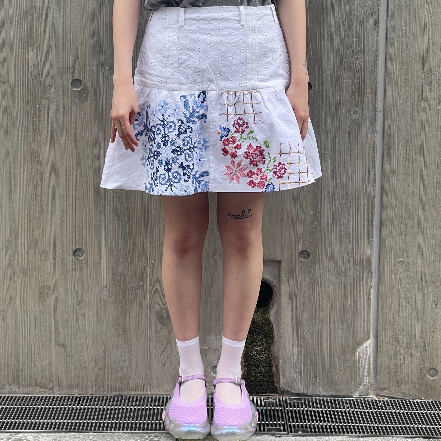 【SHEEP別注】TABLE CLOTH GATHERED SKIRT / テーブルクロスギャザースカート