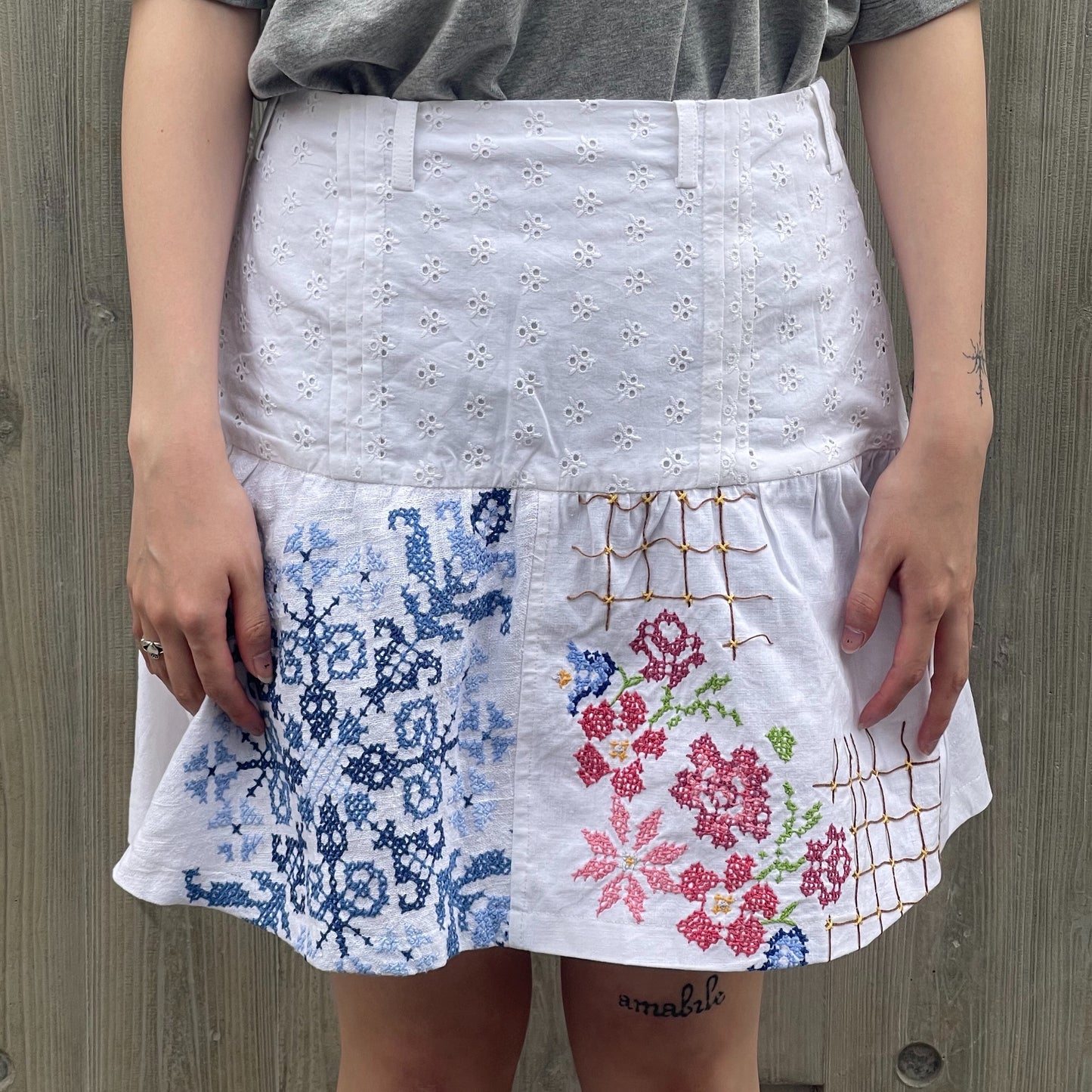 【SHEEP別注】TABLE CLOTH GATHERED SKIRT / テーブルクロスギャザースカート