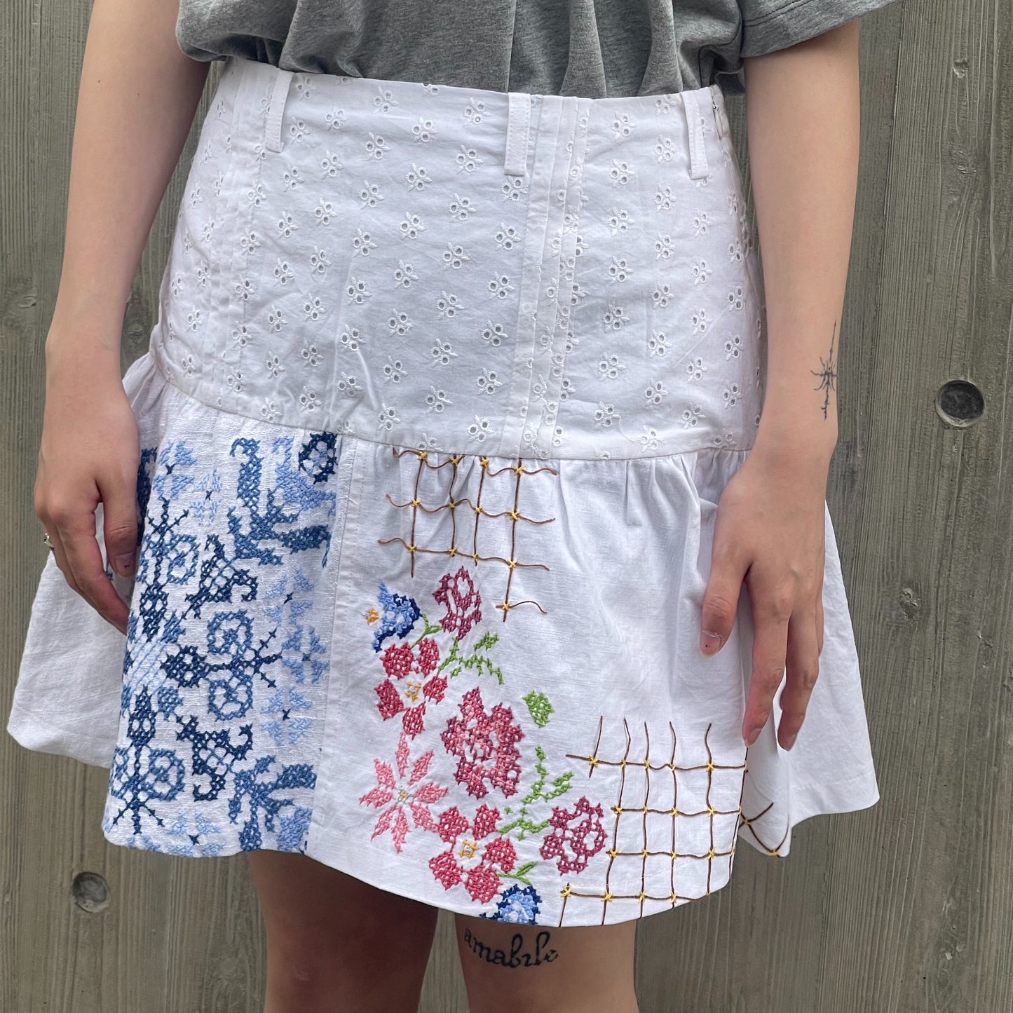 【SHEEP別注】TABLE CLOTH GATHERED SKIRT / テーブルクロスギャザースカート