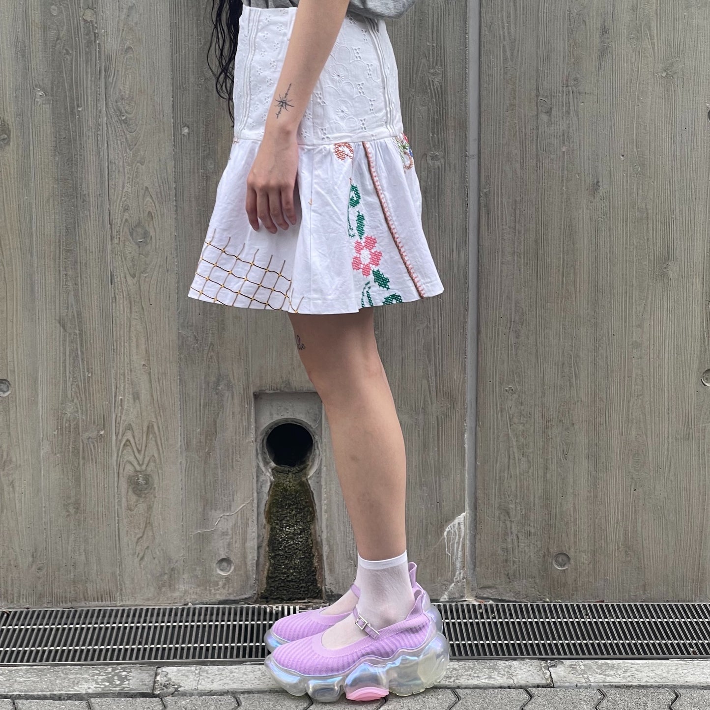 【SHEEP別注】TABLE CLOTH GATHERED SKIRT / テーブルクロスギャザースカート