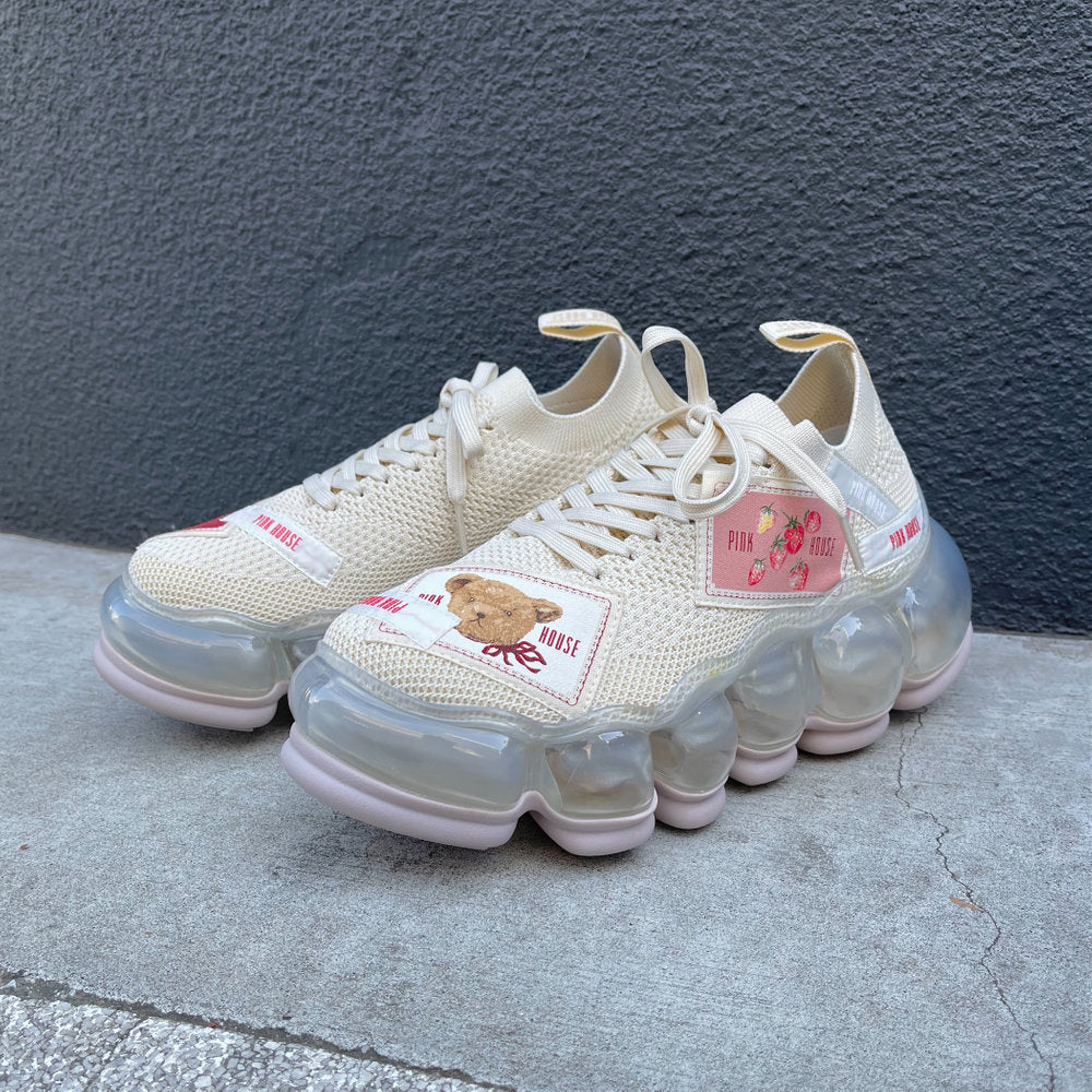 【MIKIOSAKABE×PINK HOUSE】NEW JEWELRY SHOES / BEIGE