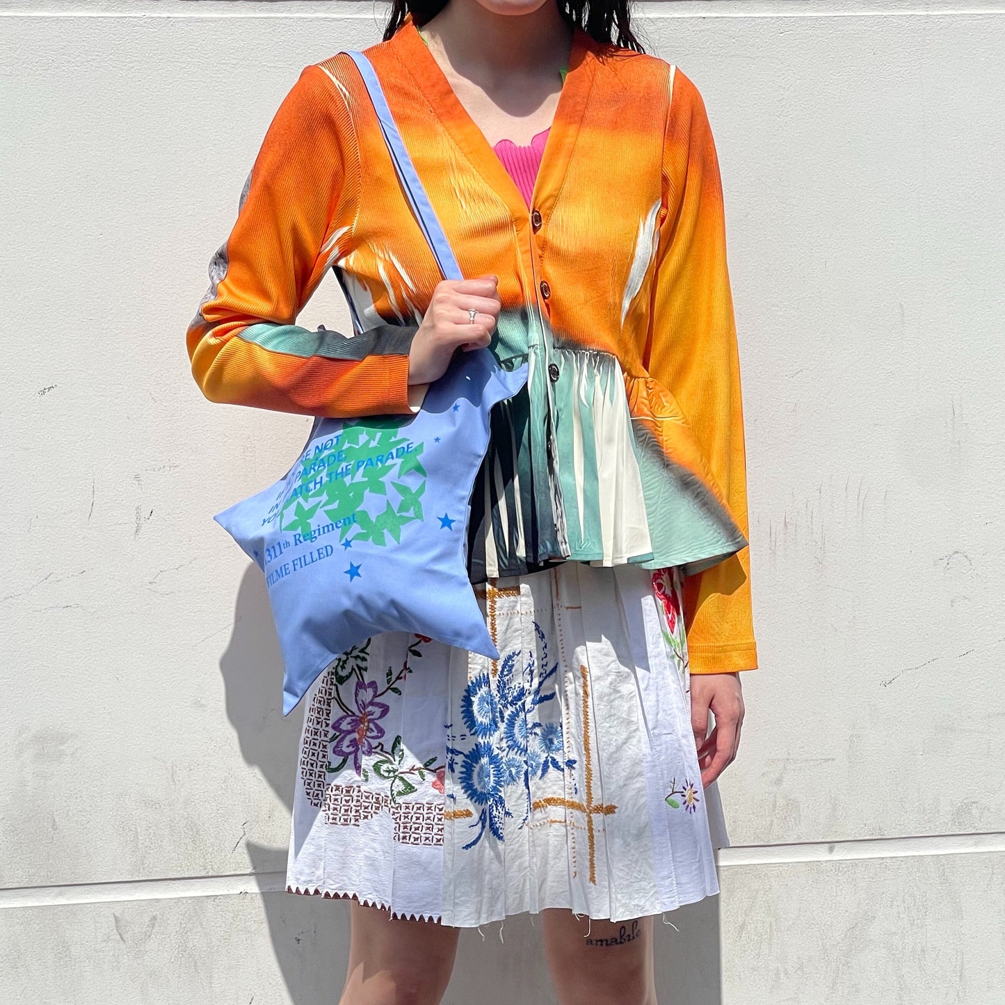 Parade Star Tote Bag / Sax Blue / パレードスタートートバッグ