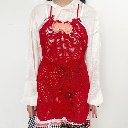 CORSET DRESS / RED / コルセットドレス