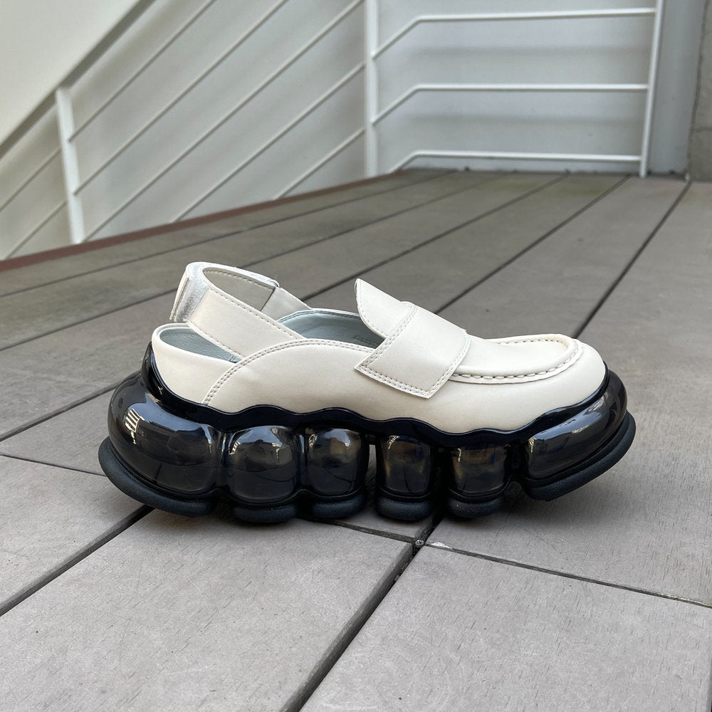 NEW JEWELRY LOAFER / BEIGE × BLACK / MIKIOSAKABEシューズ