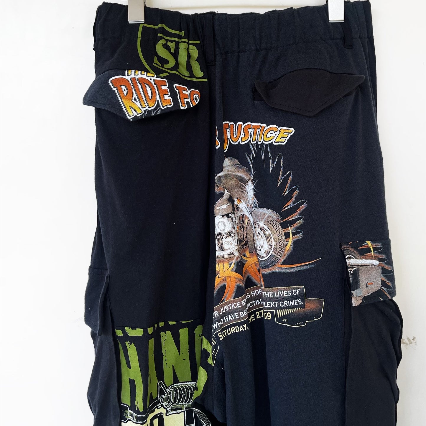DE / RECONSTRUCTED VINTAGE T/CARGO / BLACK / リメイクカーゴパンツ