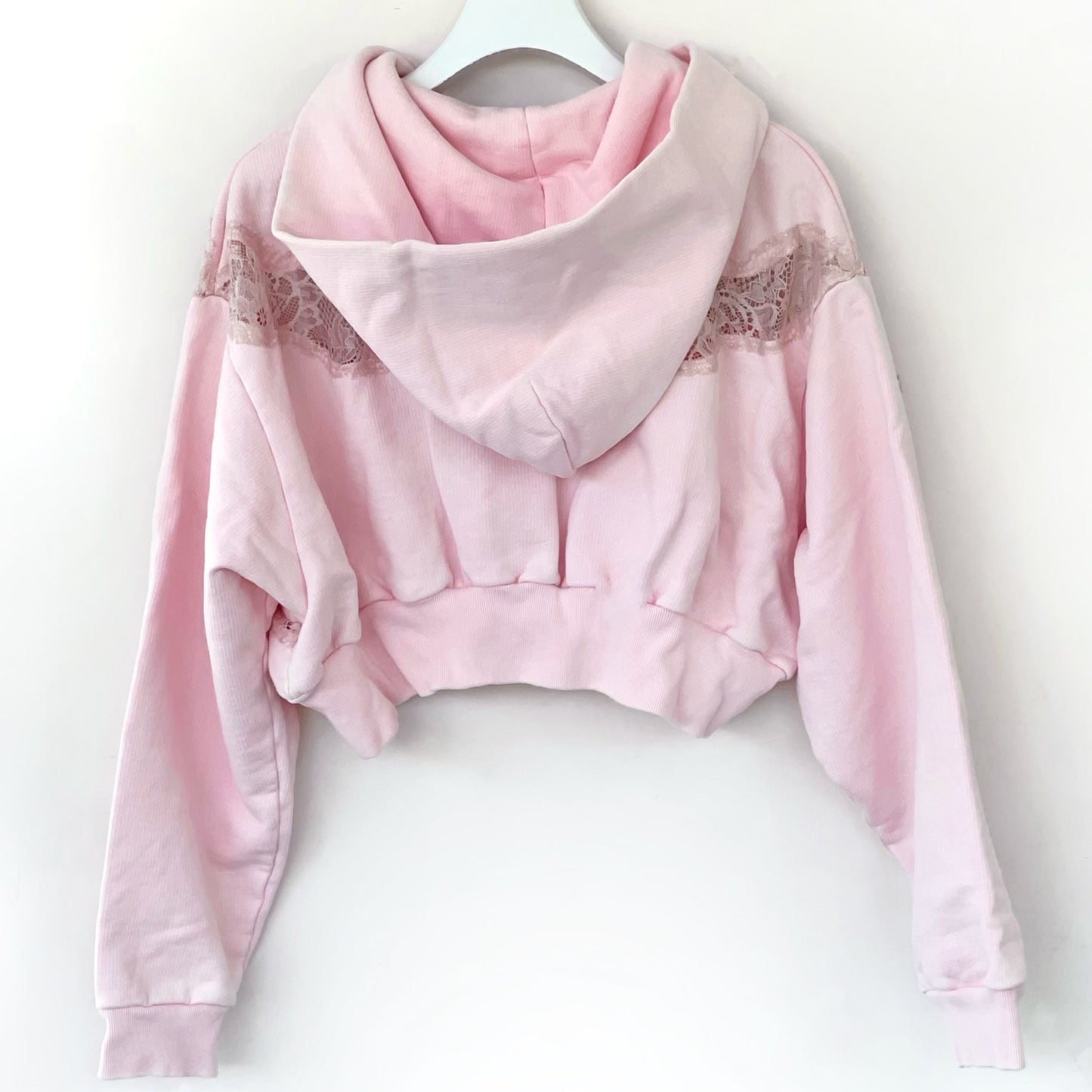 LACE PARKER / PINK / レースフーディー