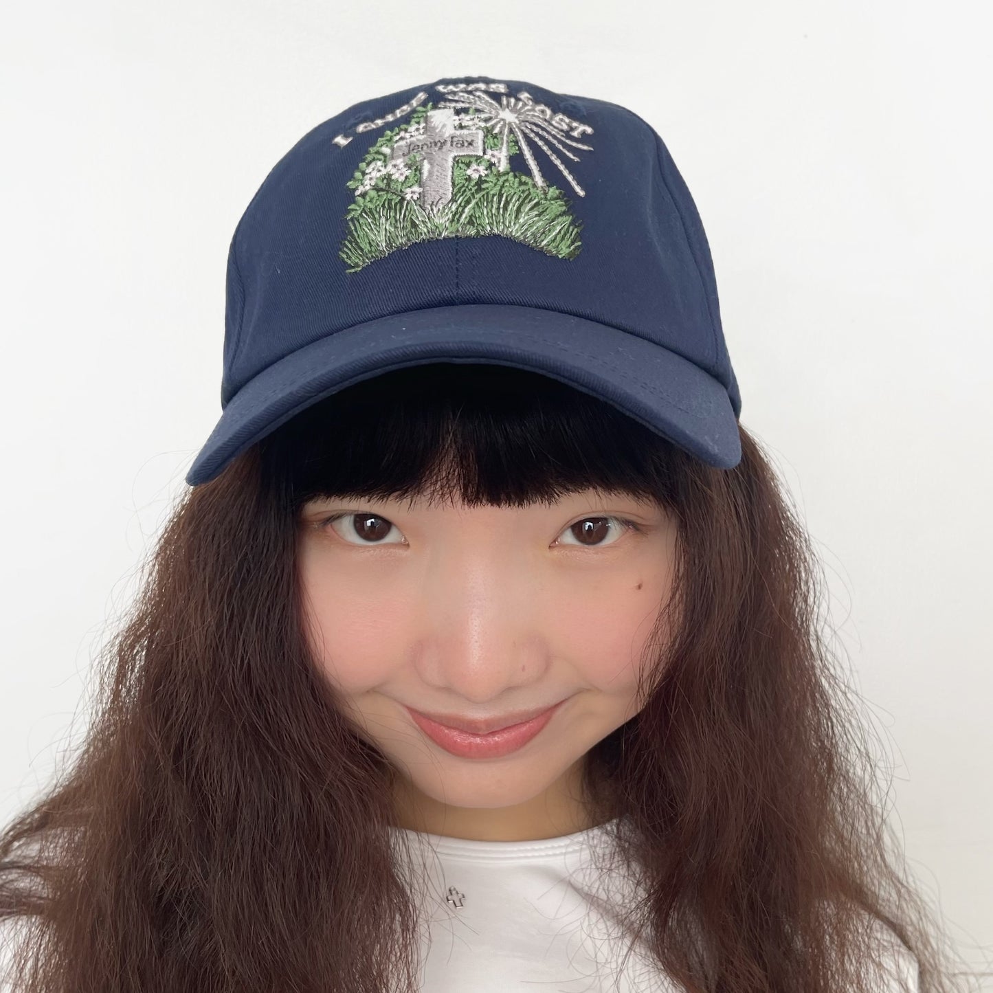 LOST & FOUND CAP / NAVY / 刺繍キャップ
