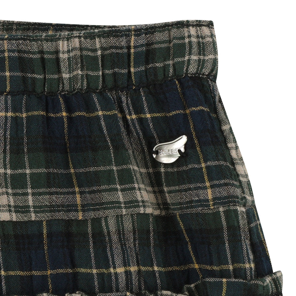 SHIRRING MIDI SKIRT / CHECK / シャーリングミディスカート
