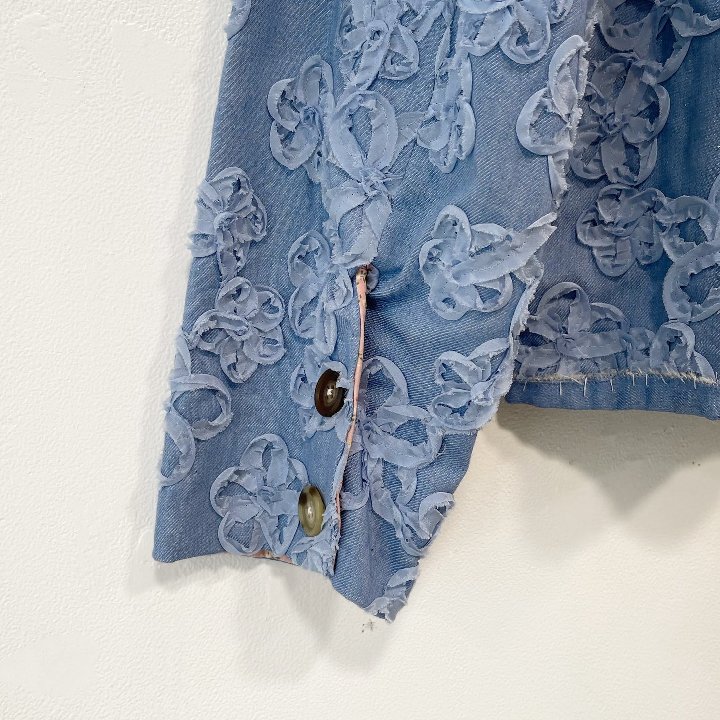 Flower Denim jacket / Blue / フラワーデニムジャケット