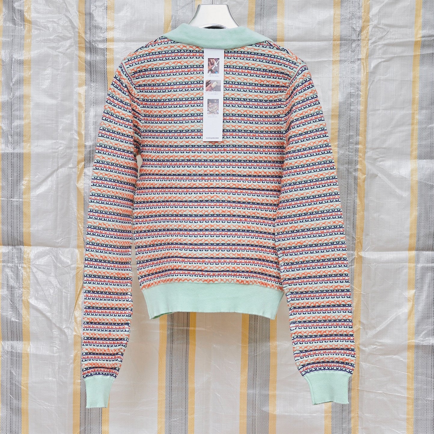 SKIPPER KNIT REGULAR / MINT / マルチカラーニット