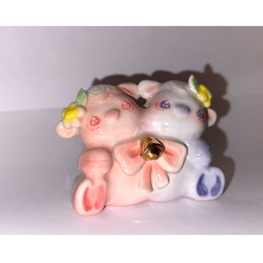 【yesceramic×Sugar Scoop】Sheep twins incense holder / シープツインズお香立て