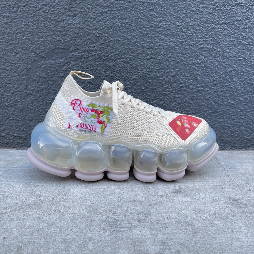 【MIKIOSAKABE×PINK HOUSE】NEW JEWELRY SHOES / BEIGE