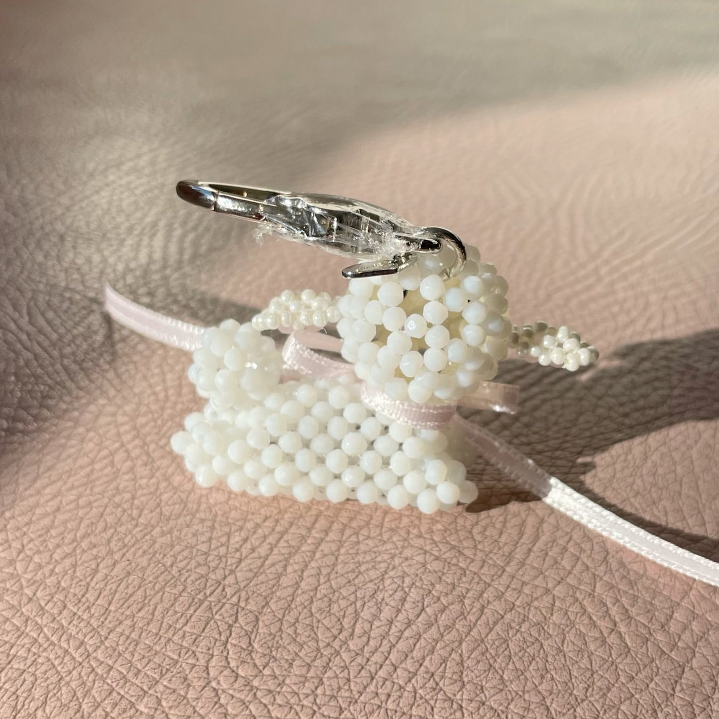 lamb Beads Key Ring / ひつじのビーズキーリング