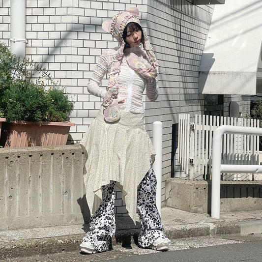 PIXIE SKIRT / MULTI / ピクシーフローラルスカート