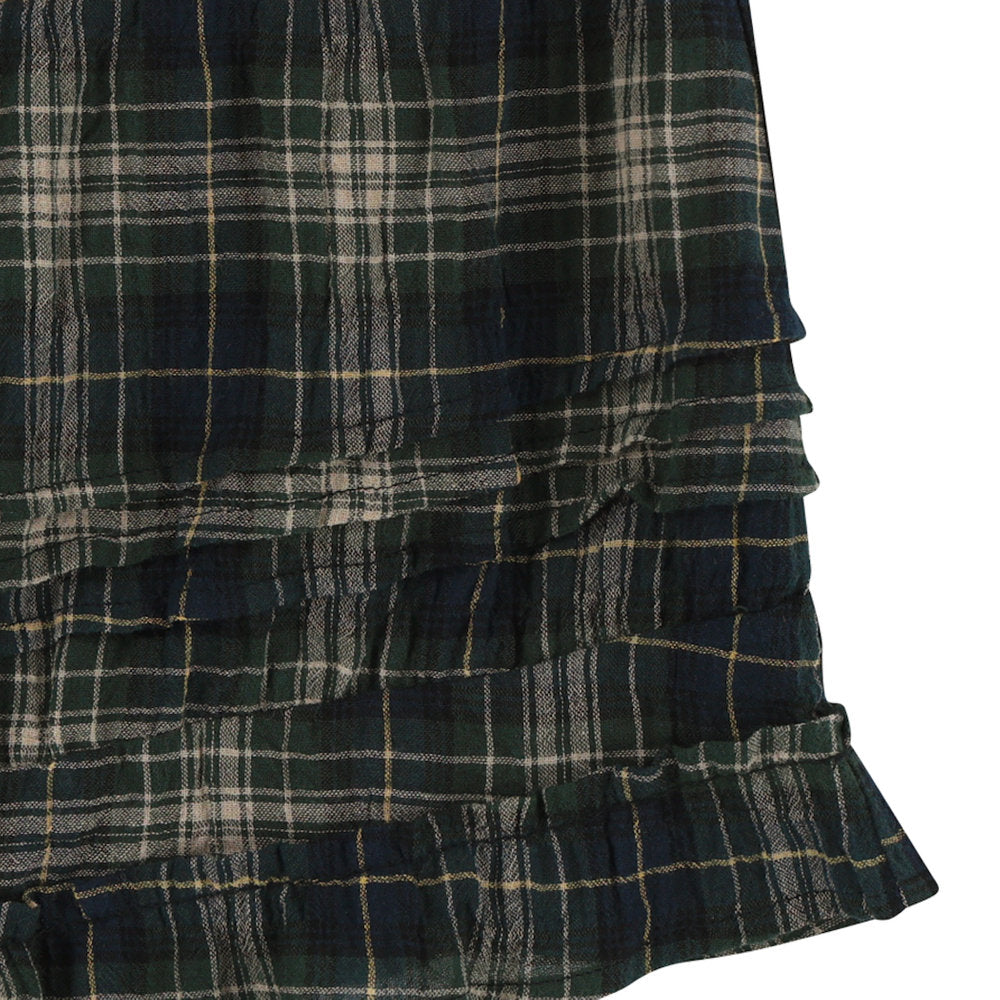 SHIRRING MIDI SKIRT / CHECK / シャーリングミディスカート