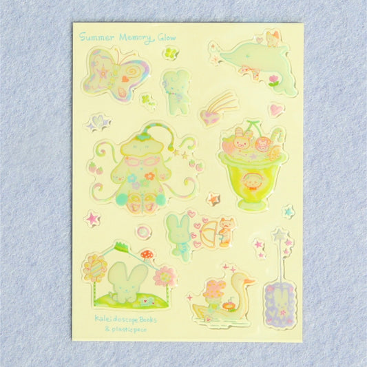 Summer Memory Glow Sticker / plasticpeco / ステッカー