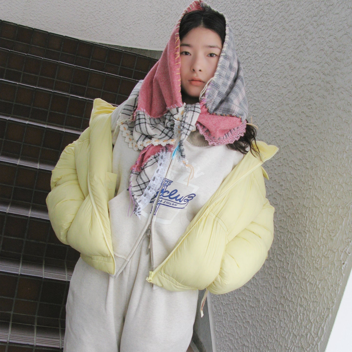 Animal free bubble down jacket / DUST SUN / ライトボリュームダウン