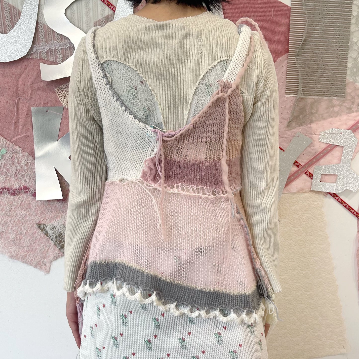 dream knit vest / Mix / ドリームニットベスト