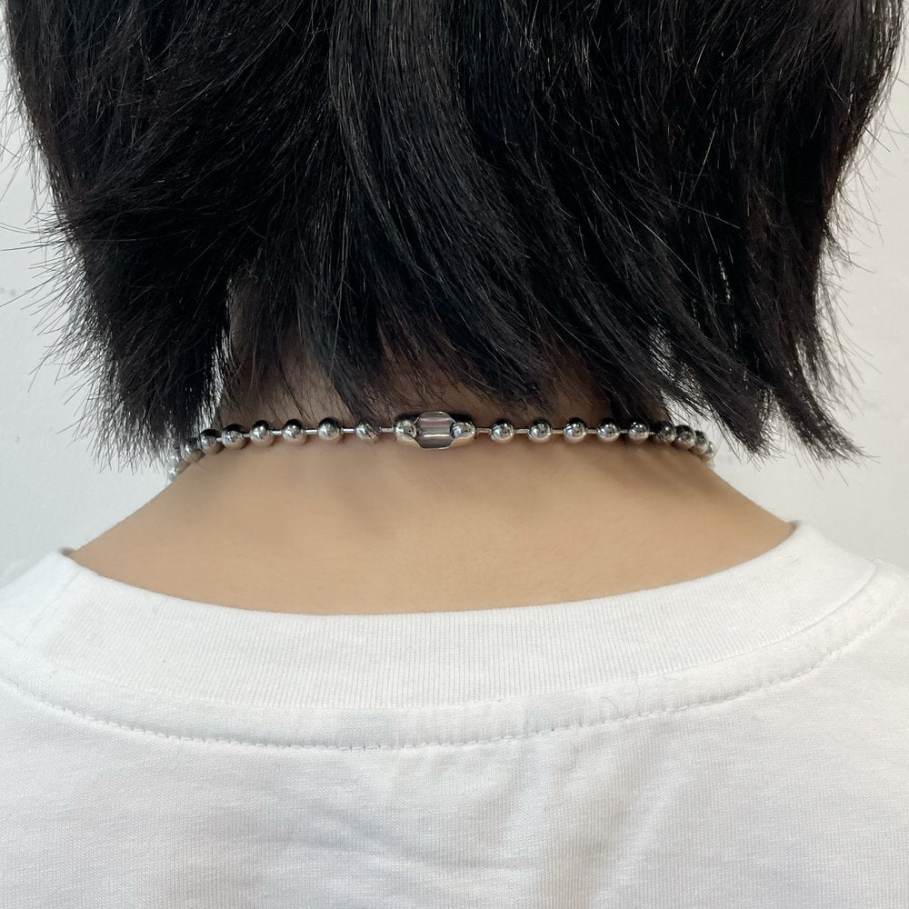 STAR TAMAGOJIMI NECKLACE / Sky Blue + Matte Yellow / たまごゲームネックレス