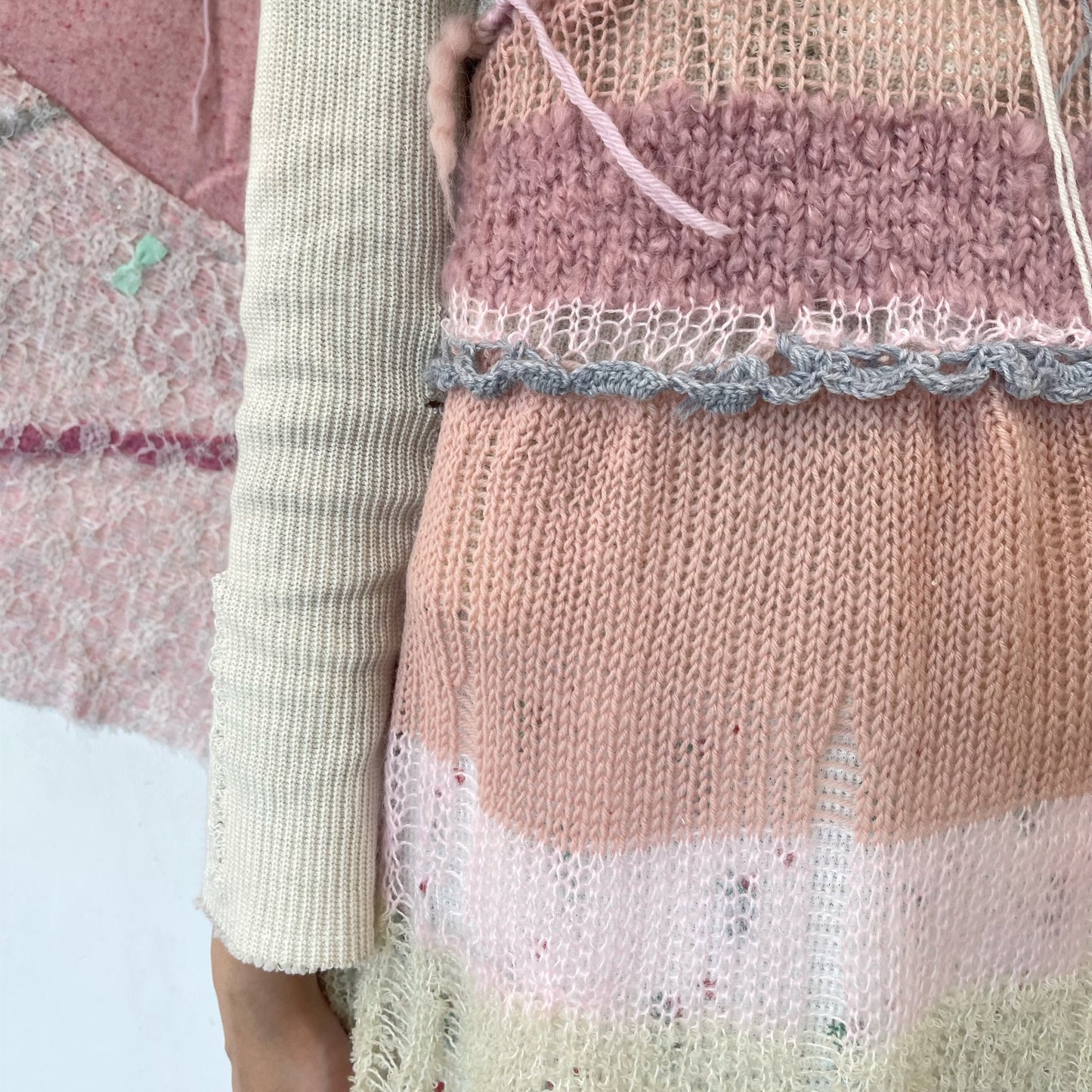 dream knit vest / Mix / ドリームニットベスト