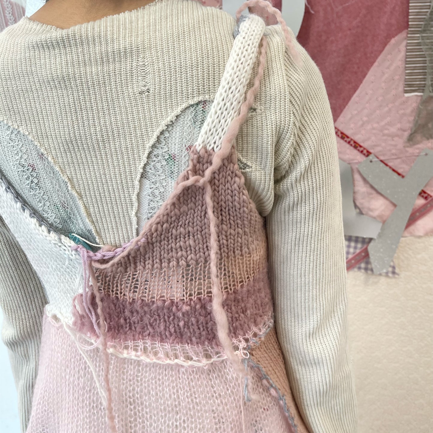 dream knit vest / Mix / ドリームニットベスト