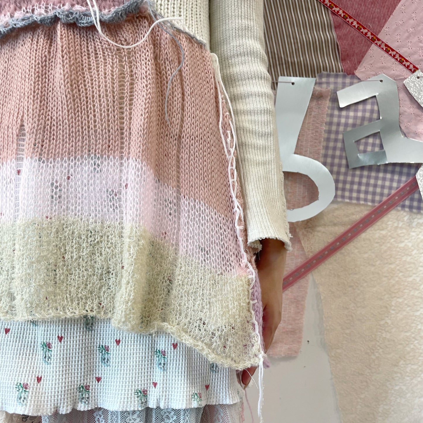 dream knit vest / Mix / ドリームニットベスト