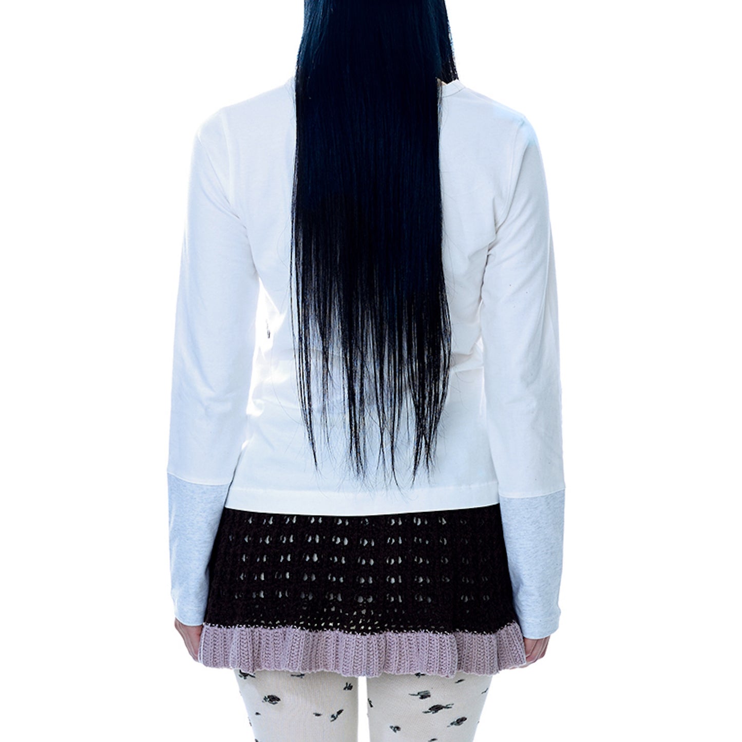 BLUSH LONGSLEEVES / IVORY / グラフィックプリントロングスリーブTシャツ