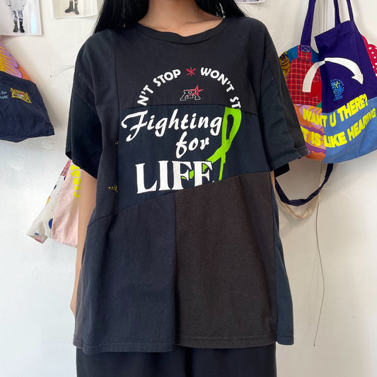 TEE/VINTAGE/REMODEL / BLACK / リメイクTシャツ