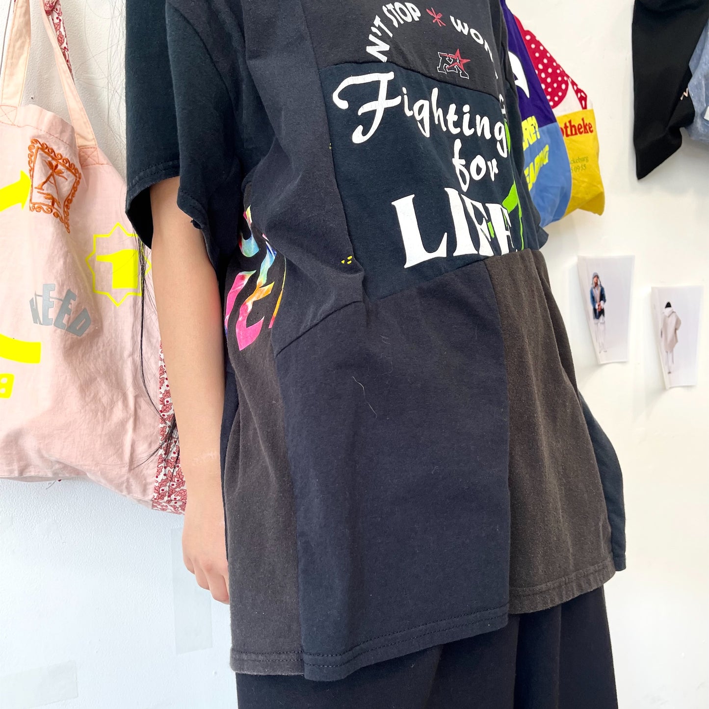 TEE/VINTAGE/REMODEL / BLACK / リメイクTシャツ