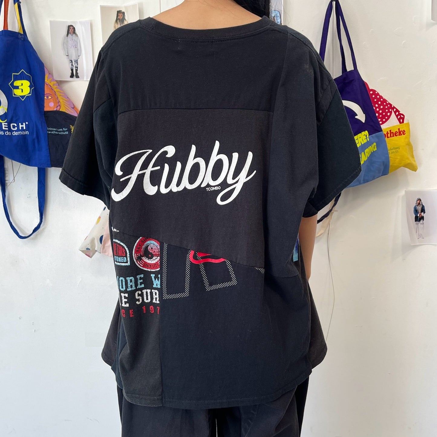 TEE/VINTAGE/REMODEL / BLACK / リメイクTシャツ