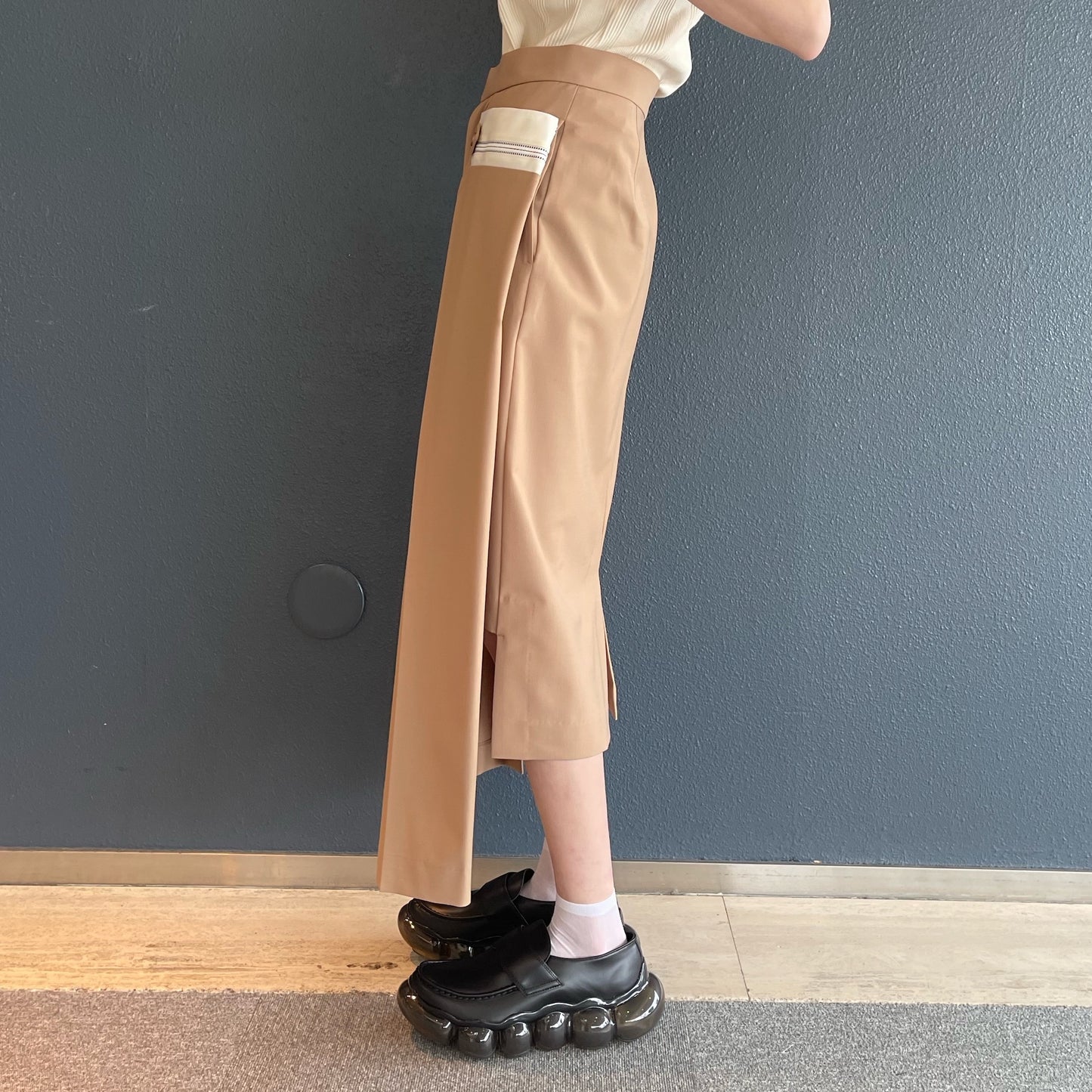 son skirt / beige / セパレートスカート