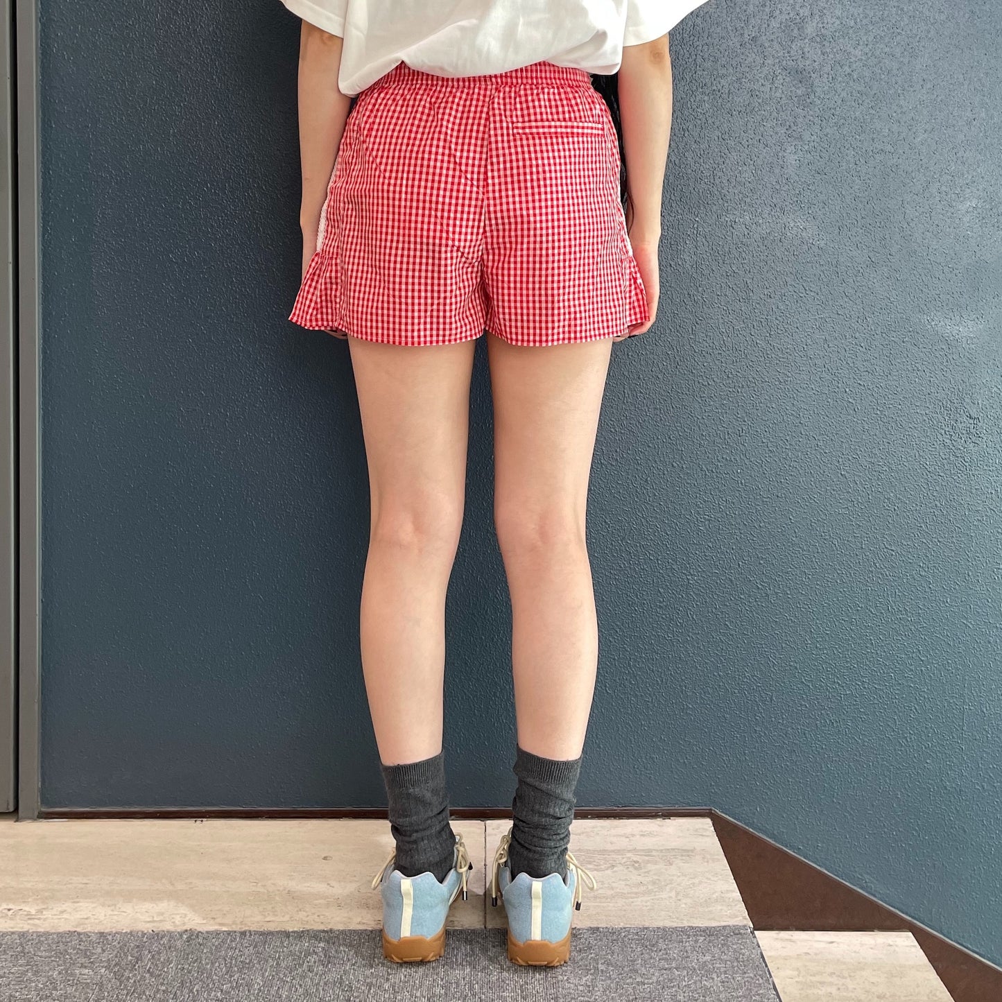 Side Lace Shorts / Red / サイドレースショーツ