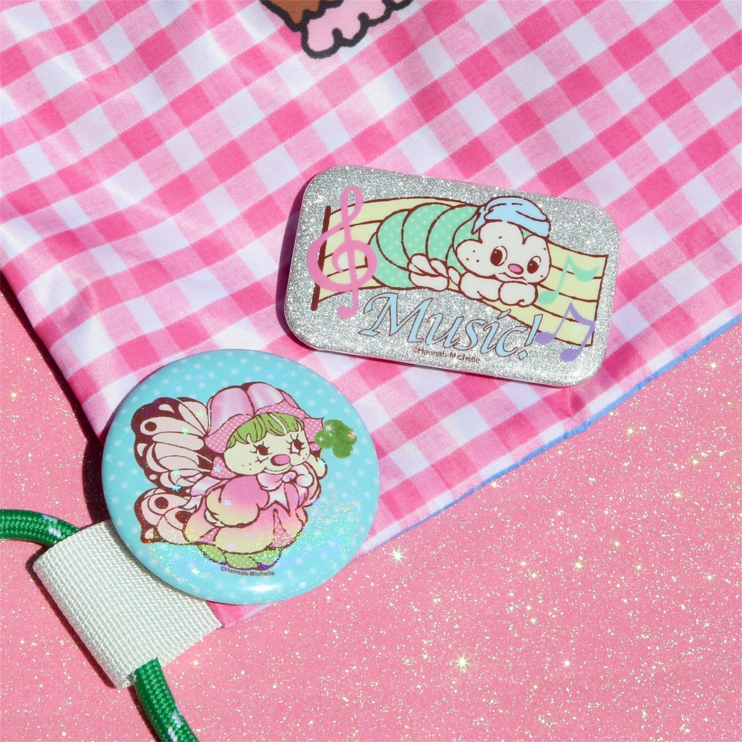 【hannah-michelle】summer time pin set / バッジセット