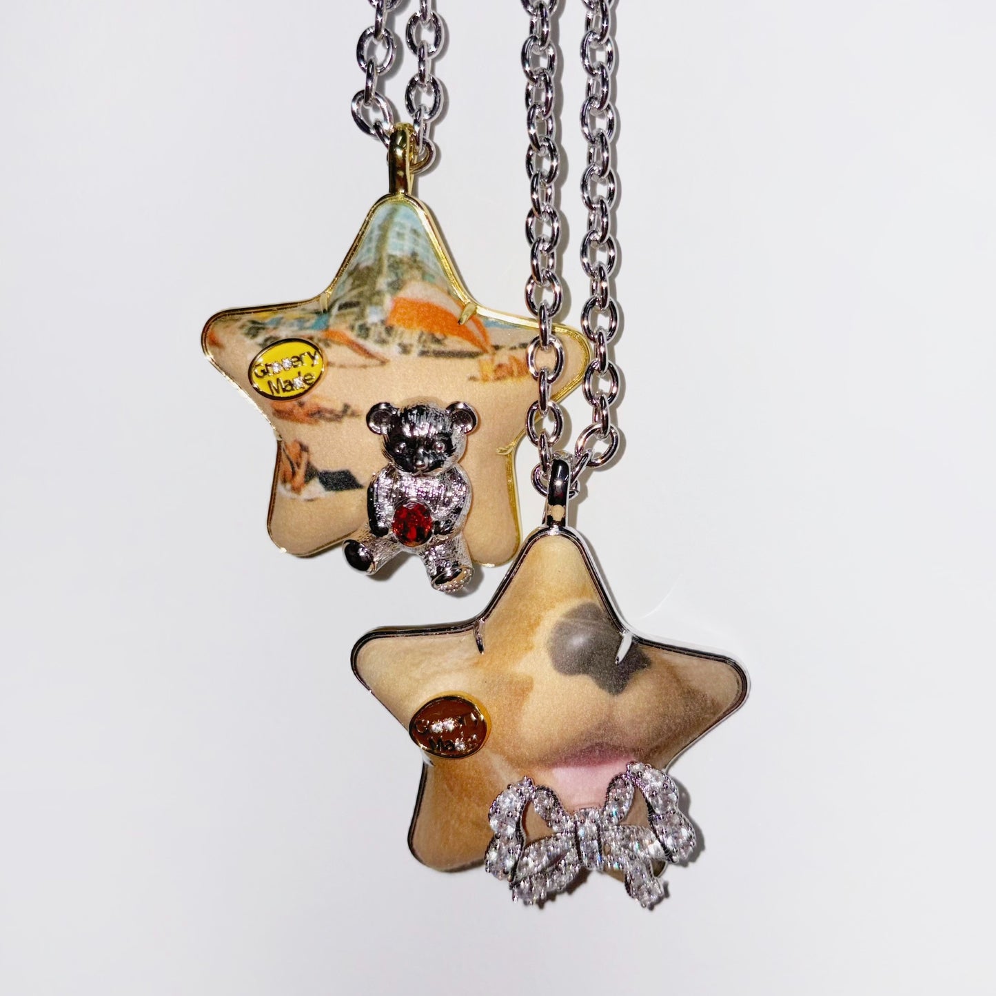 Puppet Print Series -Necklace / vacation / プリントネックレス