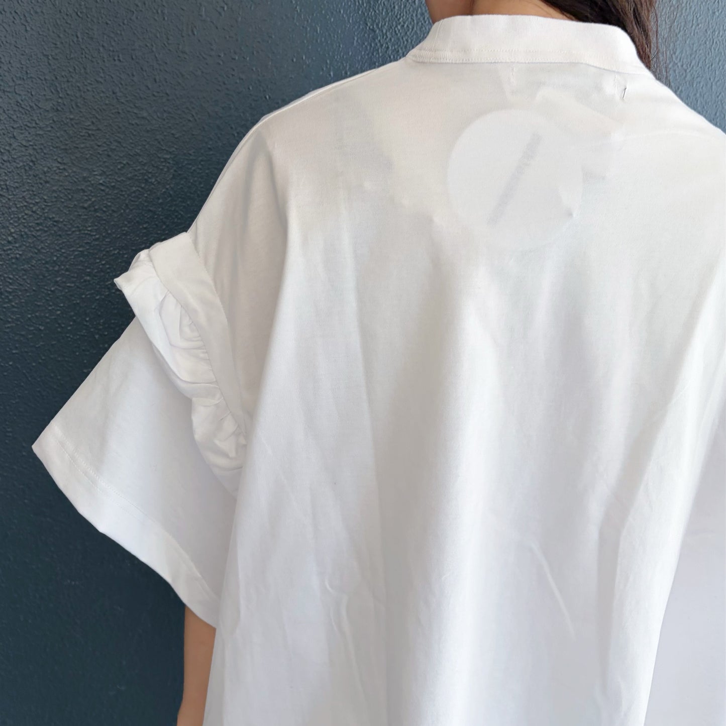SHRINK T-SHIRT / WHITE - PARADIS / シュリンクグラフィックTシャツ