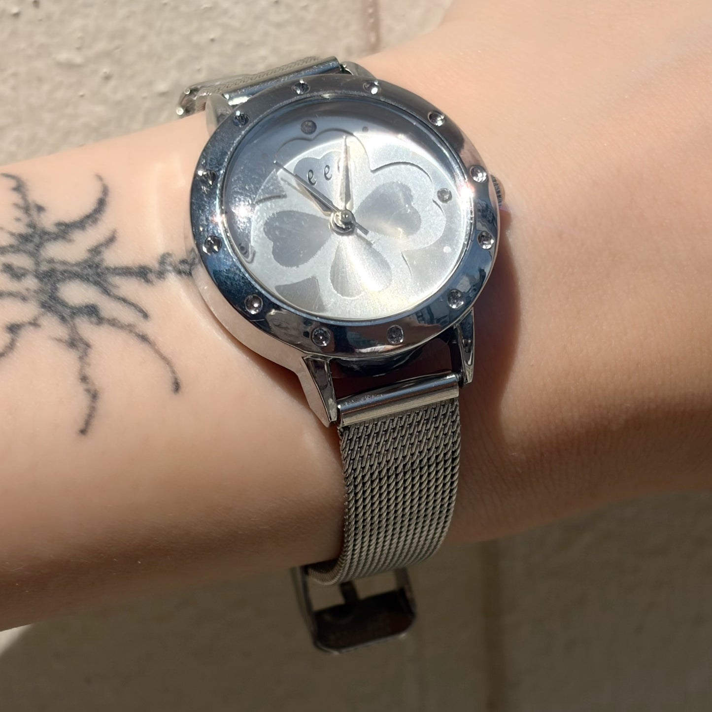 lucky clover watch / silver / クローバーウォッチ
