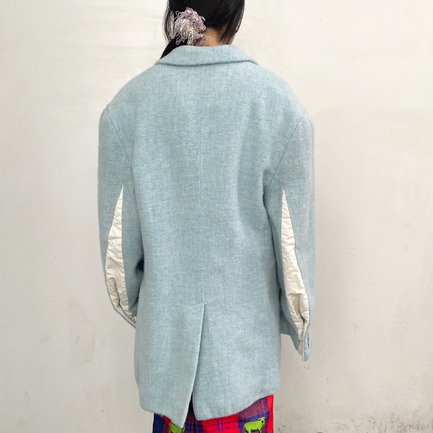 fulled jacket / blue / 縮絨ジャケット