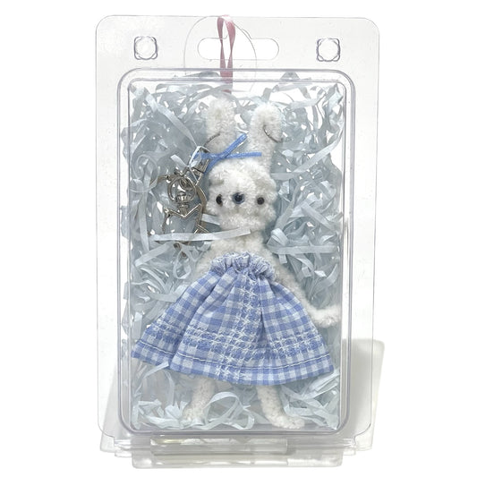 Little bunnies key ring / White / リトルバニーキーリング