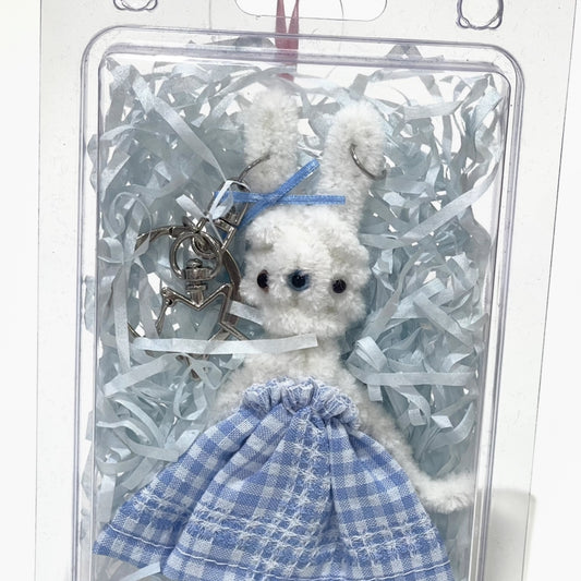 Little bunnies key ring / White / リトルバニーキーリング