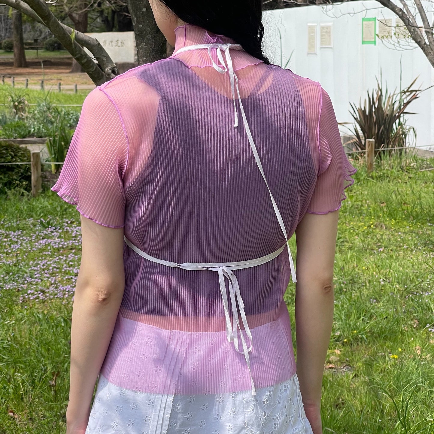 Flower Bustier / Lavender / フラワービスチェ
