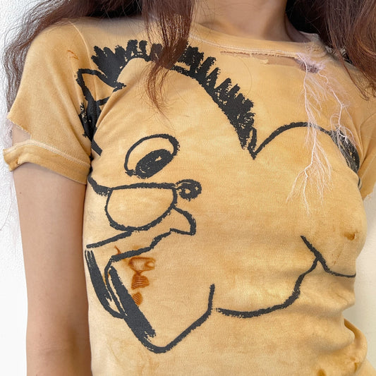 ROTTEN DONKEY T -SHRIT / NATURAL / プリントTシャツ