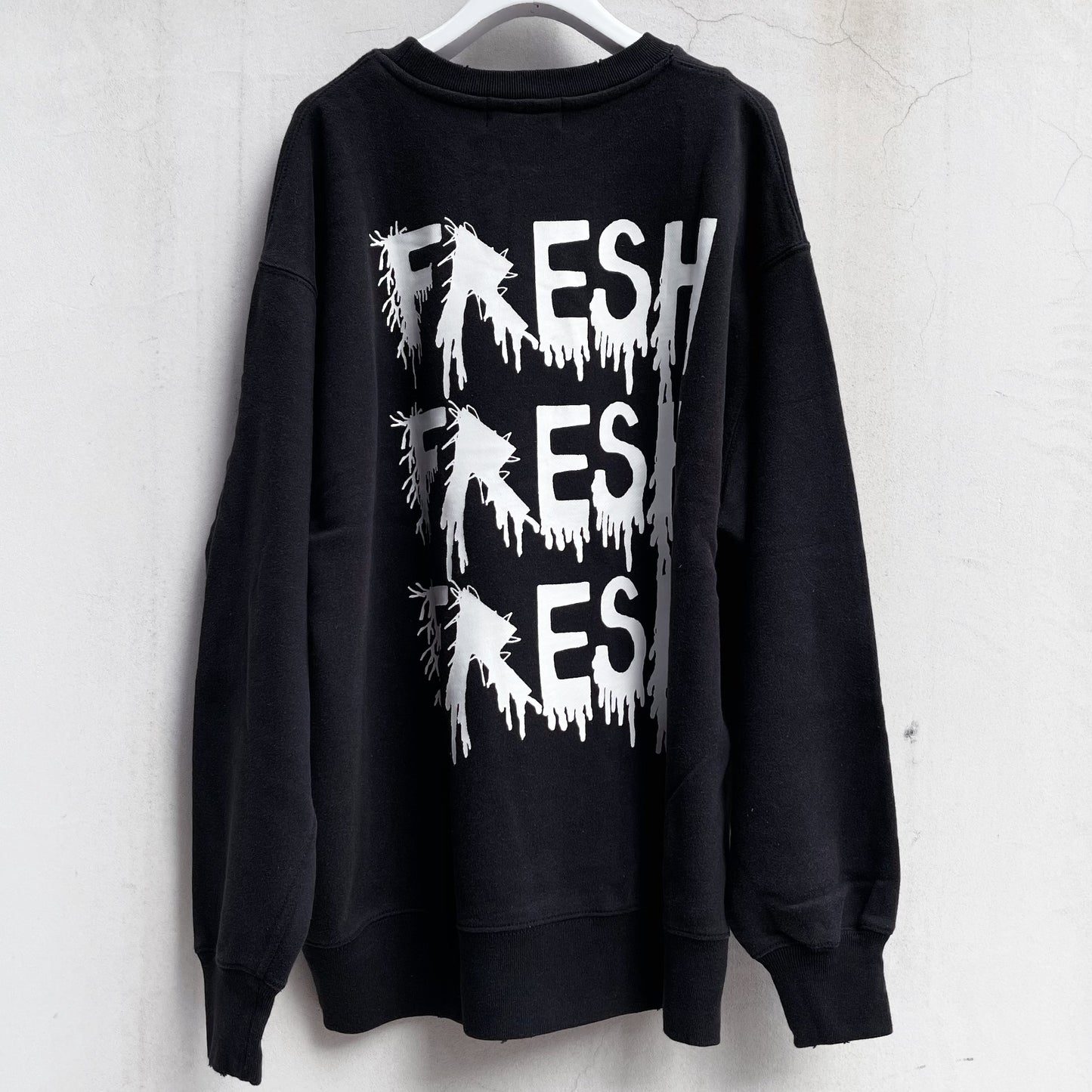FRESH PULLOVER SWEAT / VINTAGE BLACK / プルオーバースウェット【Brett Westfallコラボレーション】