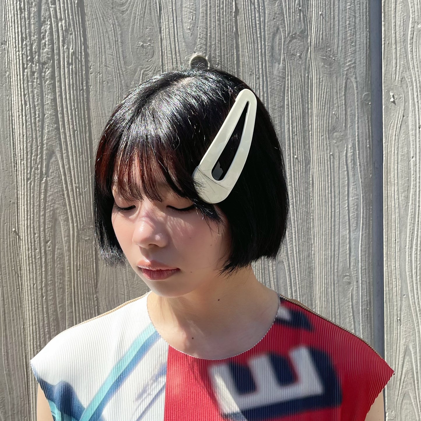 GIANT HAIRCLIP / CREAM / ジャイアントヘアクリップ