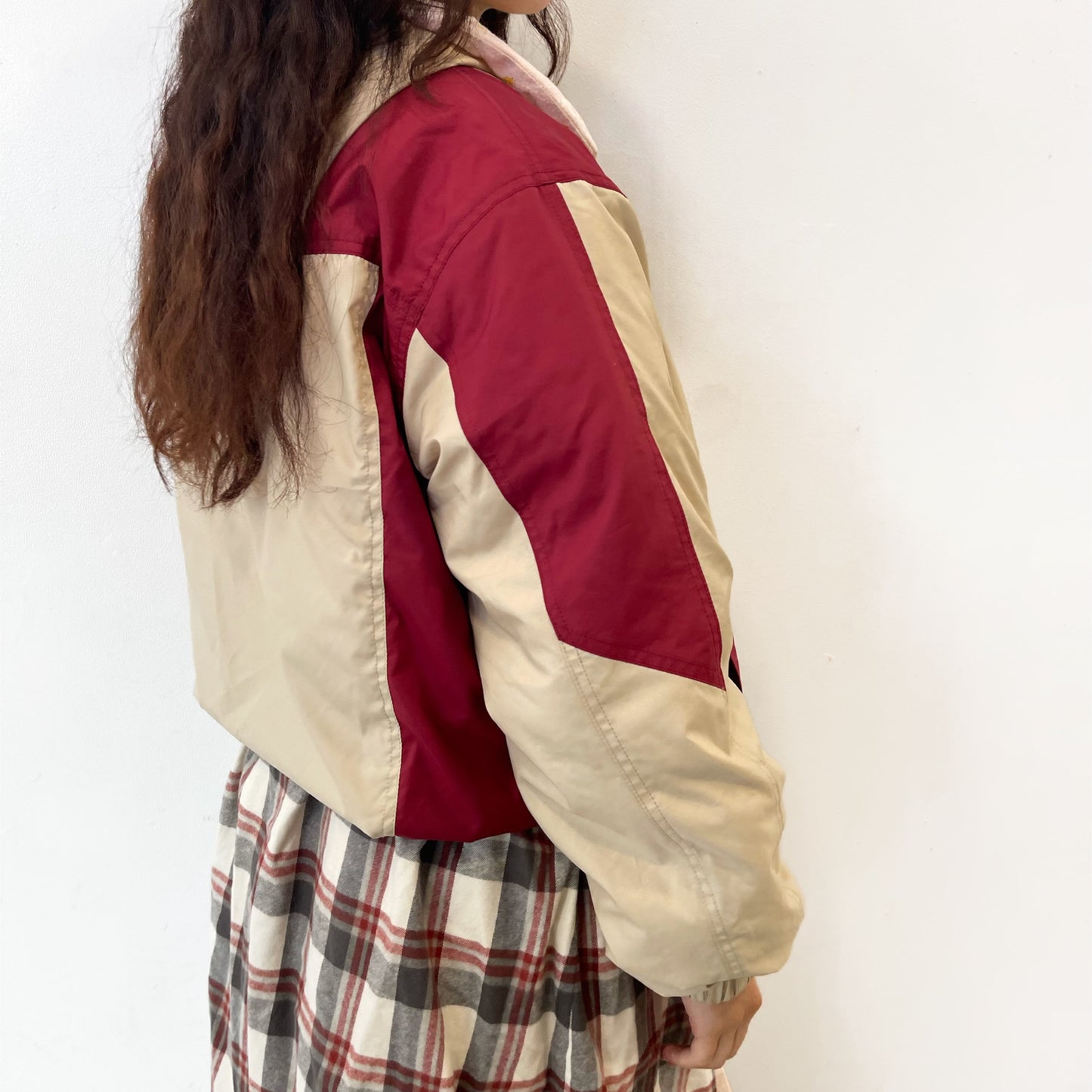 ALL IN ONE GIRL / PINK BEIGE / リバーシブルロングコート